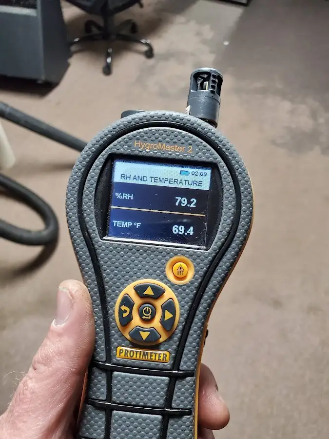 Moisture meter humidity assessment for Fire & Smoke Damage Restoration in Kingman